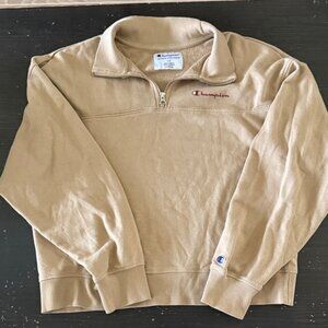 Champion Tan Athletic Quarter-Zip